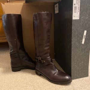 Via Spiga tall brown riding boot